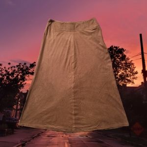Boho Faux Suede Skirt Size 12